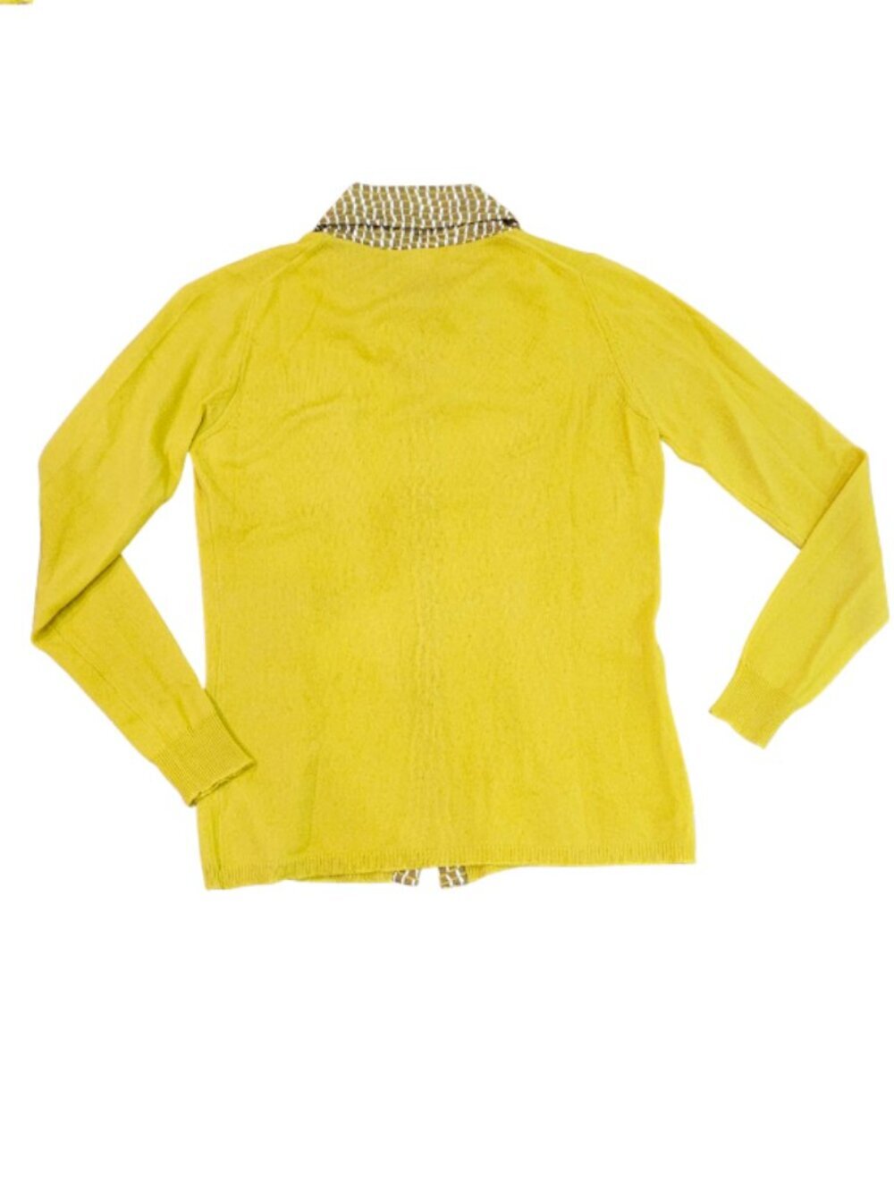 Richard Grand Yellow Cashmere Sweater - Small - Picture 2 of 2